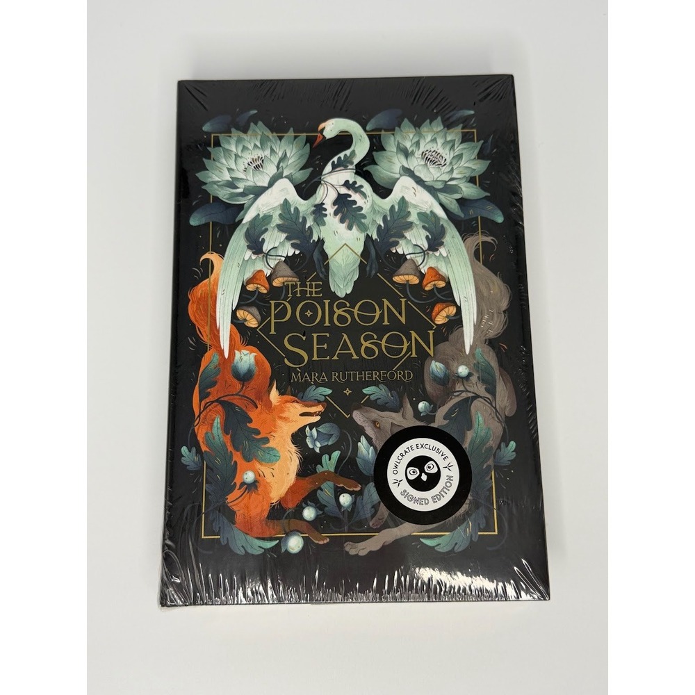 The Poison Season Mara Rutherford Owlcrate Exclusive Signed Edition New Sealed